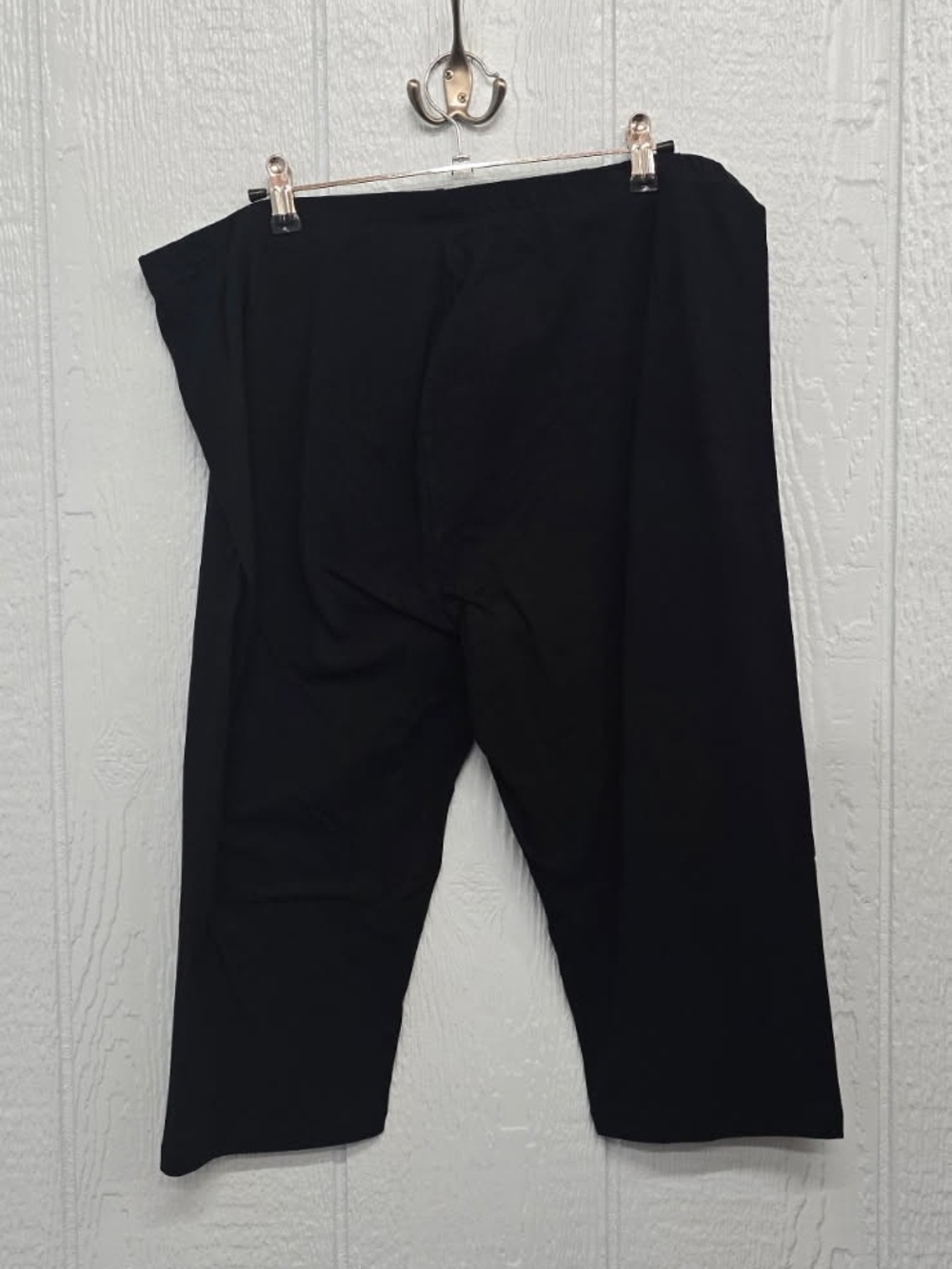 New 2X Zenana Outfitters Black Bike Shorts- Straight Leg